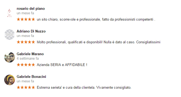 recensioni su google - parte 2